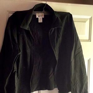 Christopher and Banks forest green jacket